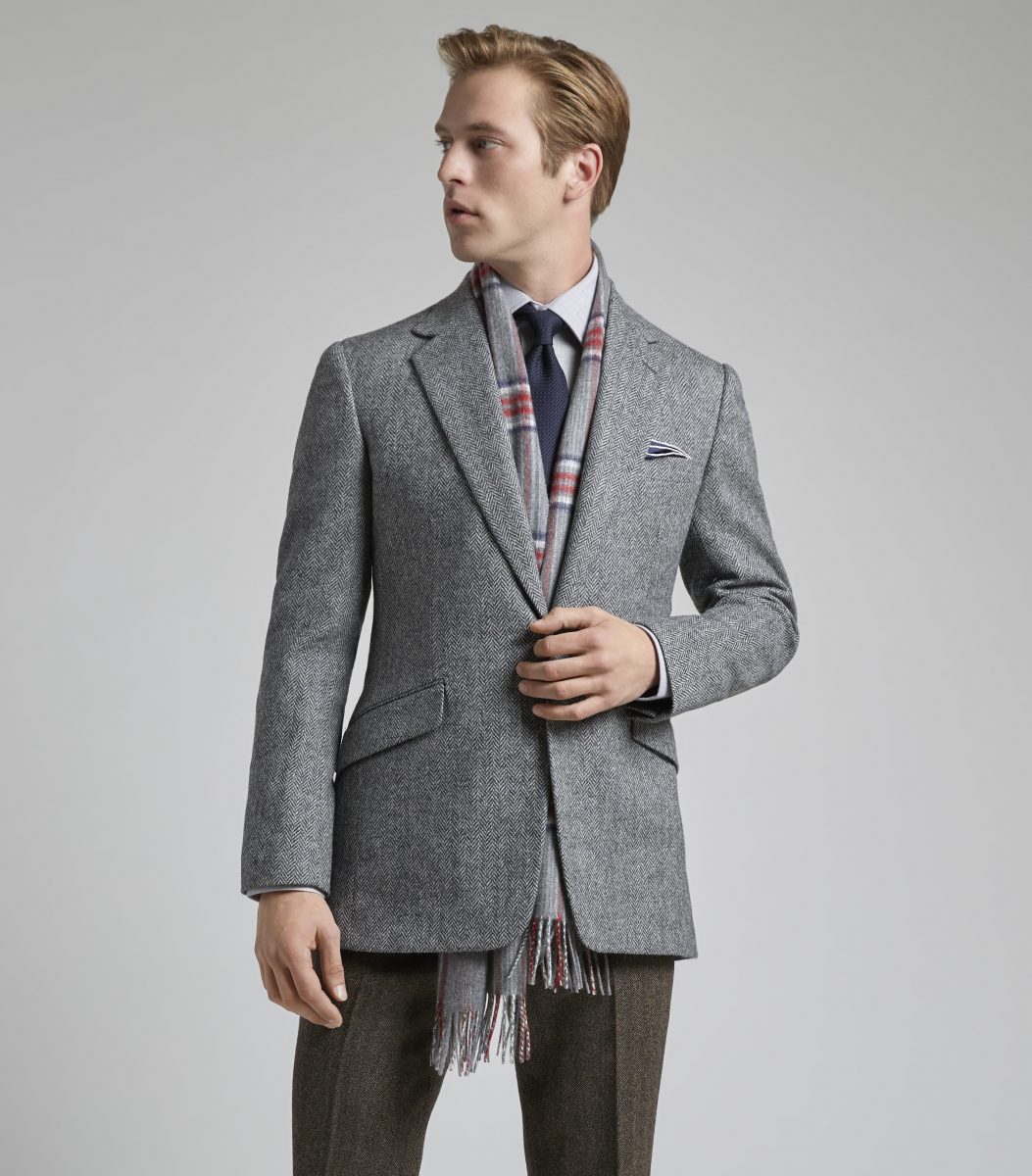 grey sports jacket