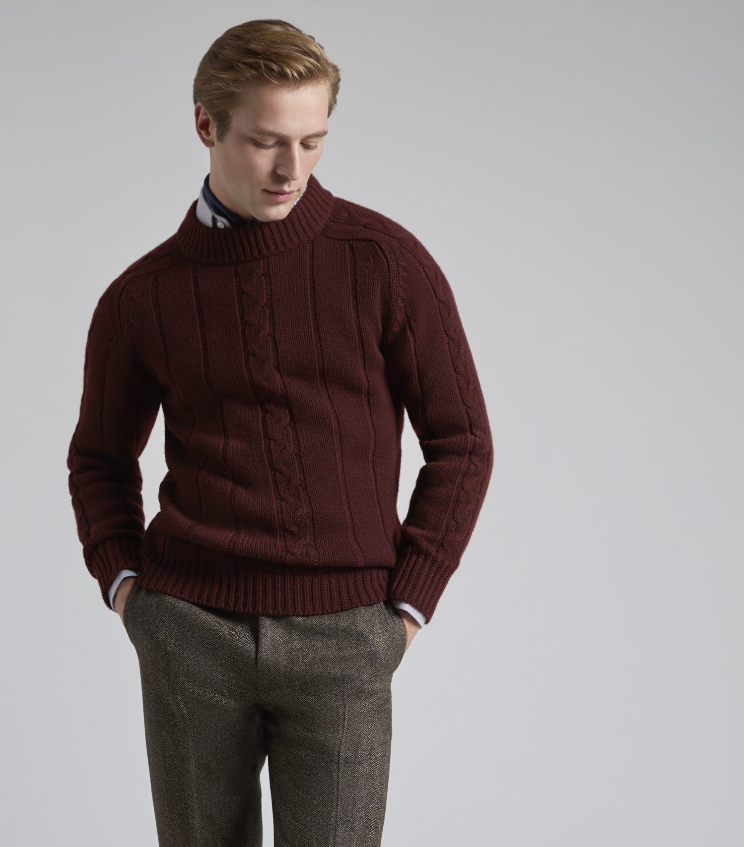Men's Knitwear Cashmere Knitwear, Jumpers & Cardigans Huntsman